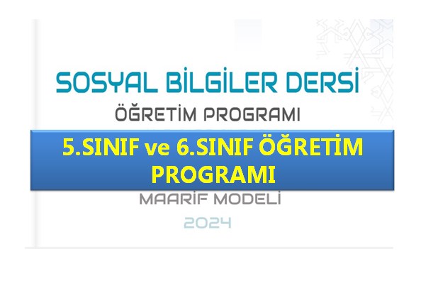 TYMM 5-6. Sınıf Sosyal Bilgiler Öğretim Programı