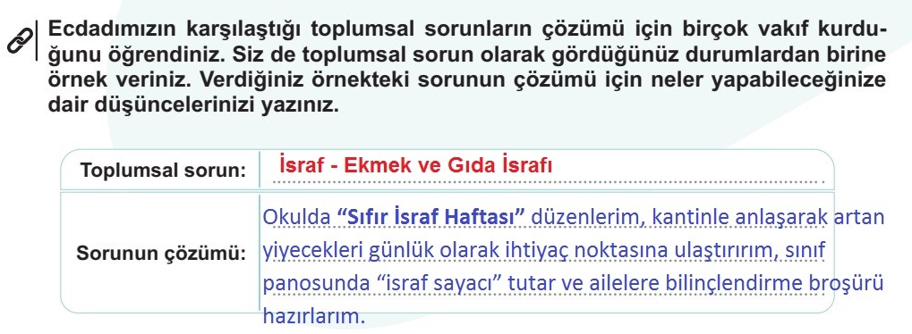 Toplumsal Sorun ve Sorunun Çözümü