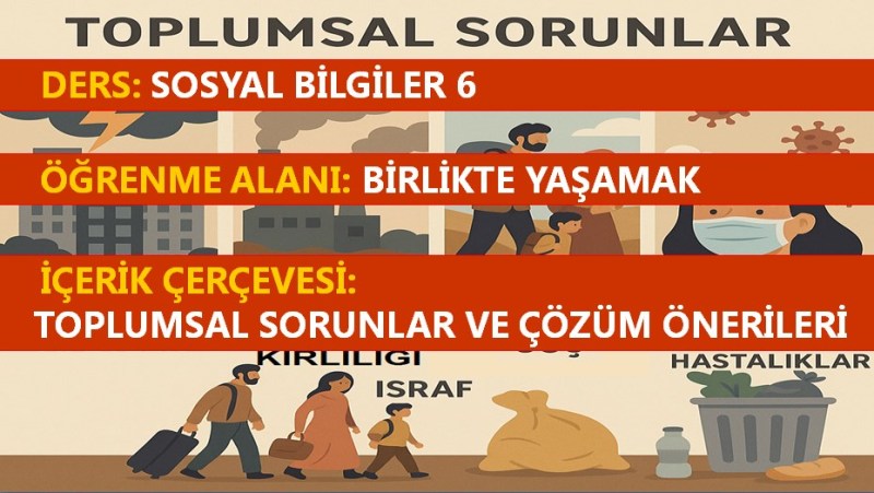 Toplumsal Sorunlar ve Çözüm Önerileri Sunu