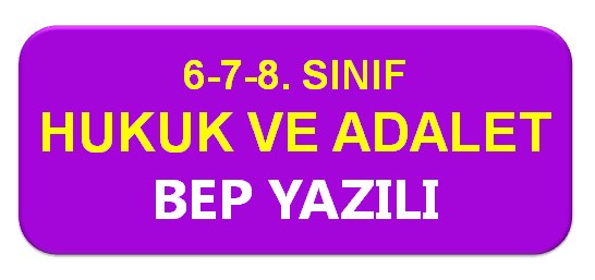 2025-2026 Hukuk ve Adalet 1. Dönem 1. BEP Yazılı