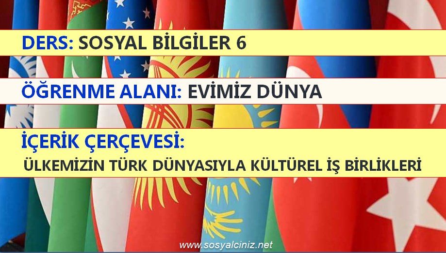 Ülkemizin Türk Dünyasyla Kültürel İşbirlikleri