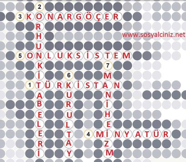 Ders Kitabı Sayfa 127 Bulmaca Cevapları