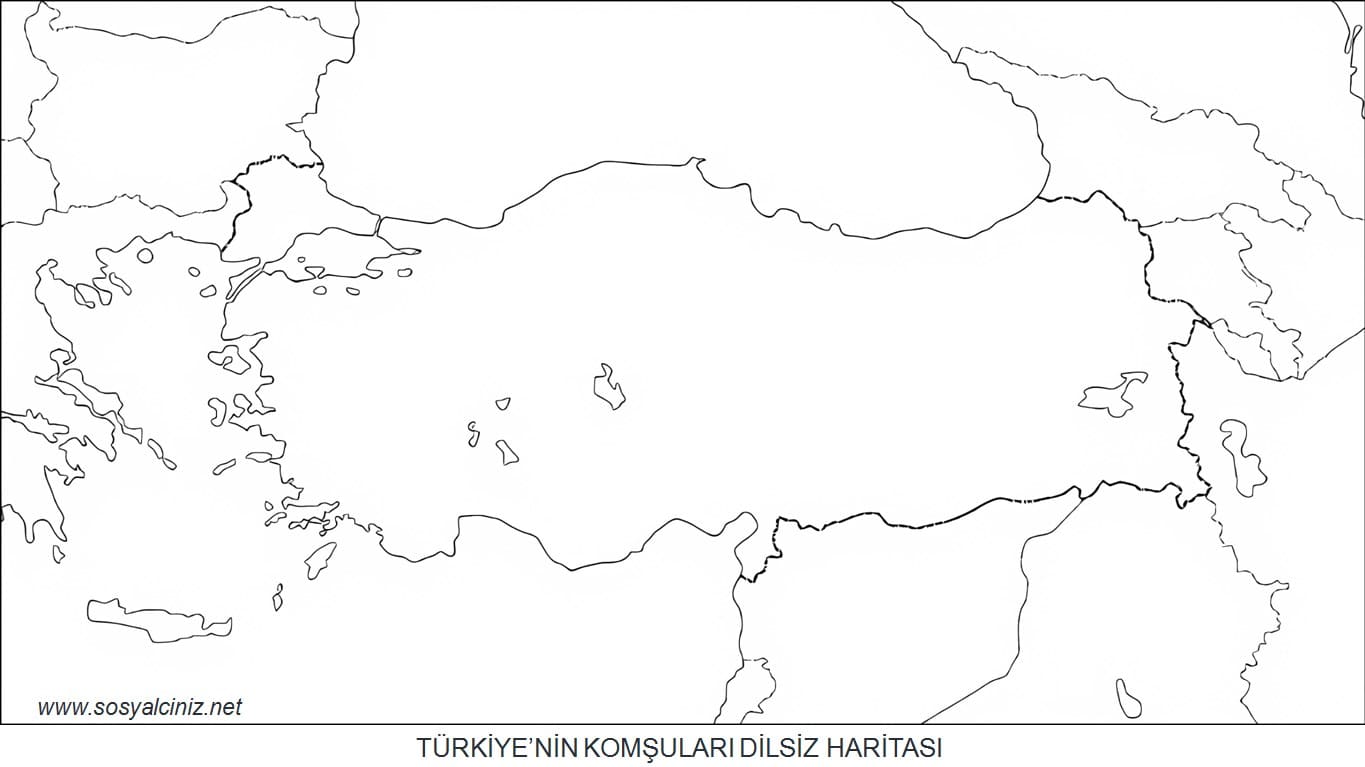 Türkiye’nin Komşuları Dilsiz Harita