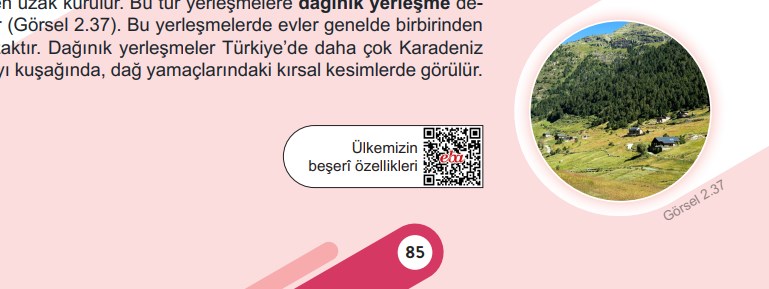 Ülkemizin Beşeri Çevre Özellikleri Sayfa 85