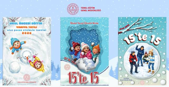 Yarıyıl Tatili Okul Öncesi, İlkokul, Ortaokul Etkinlik Kitapları