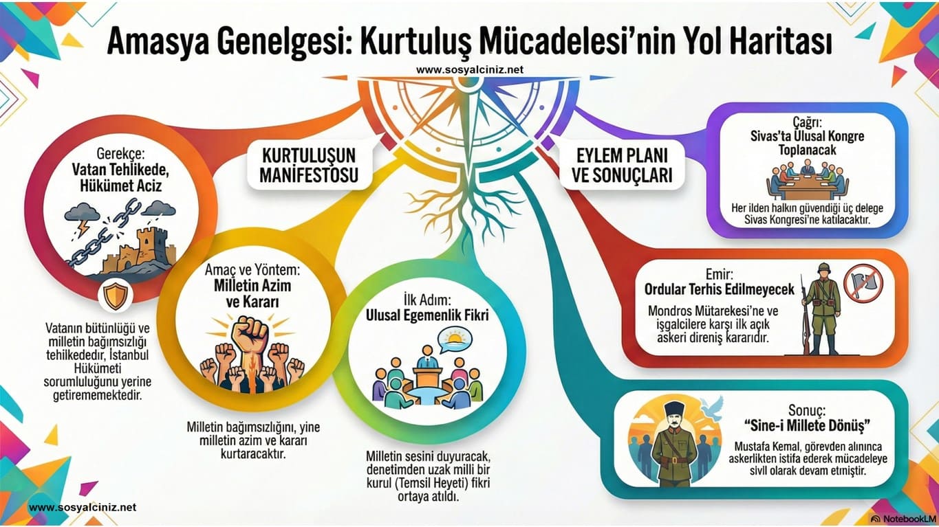 Amasya Genelgesi Milli Mücadelenin Yol Haritası