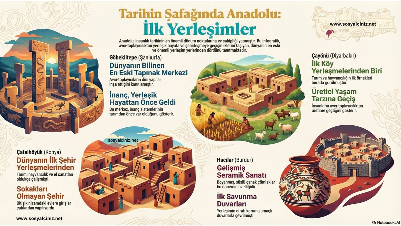 Anadolu’da İlk Yerleşimler