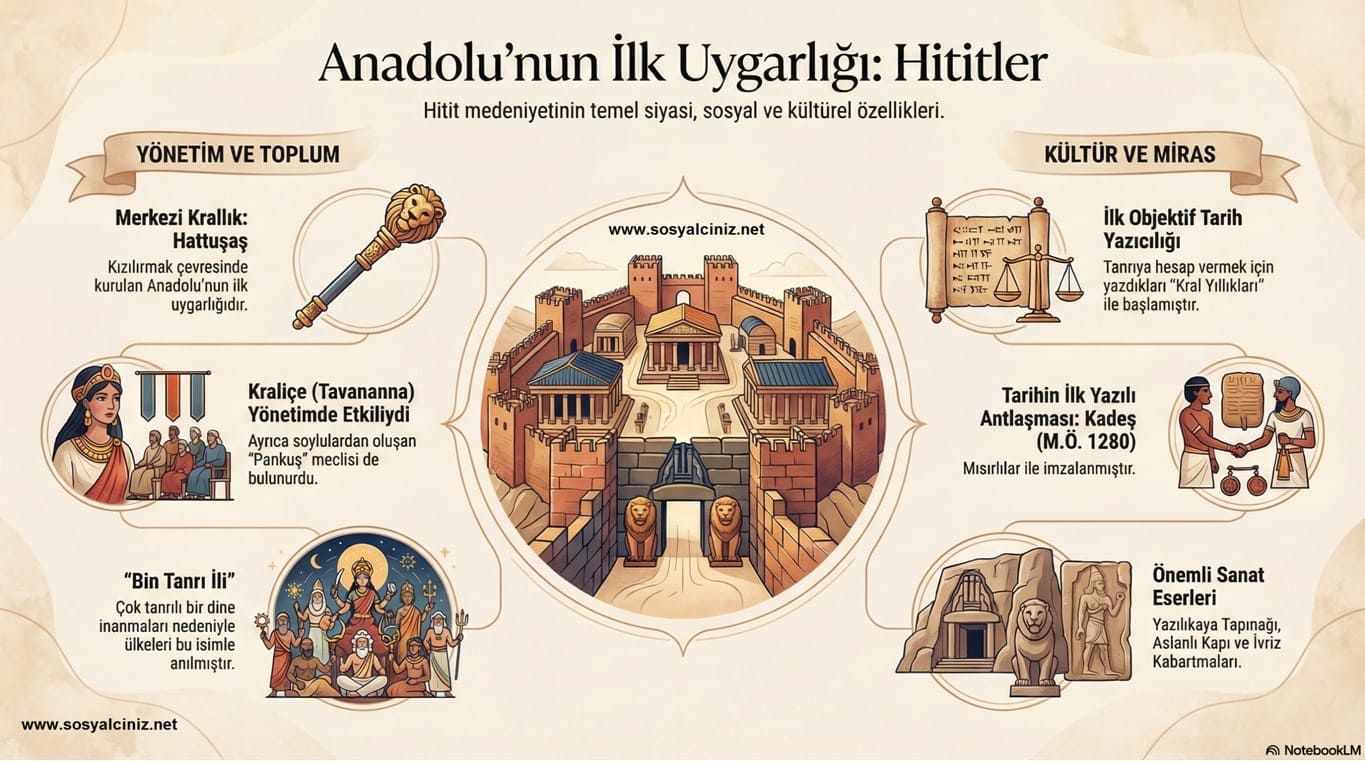 Anadolu’nun İlk Uygarlığı Hititler