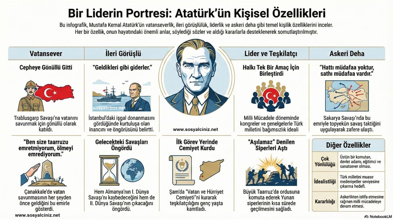 Bir Liderin Portresi Atatürk’ün Kişisel Özellikleri