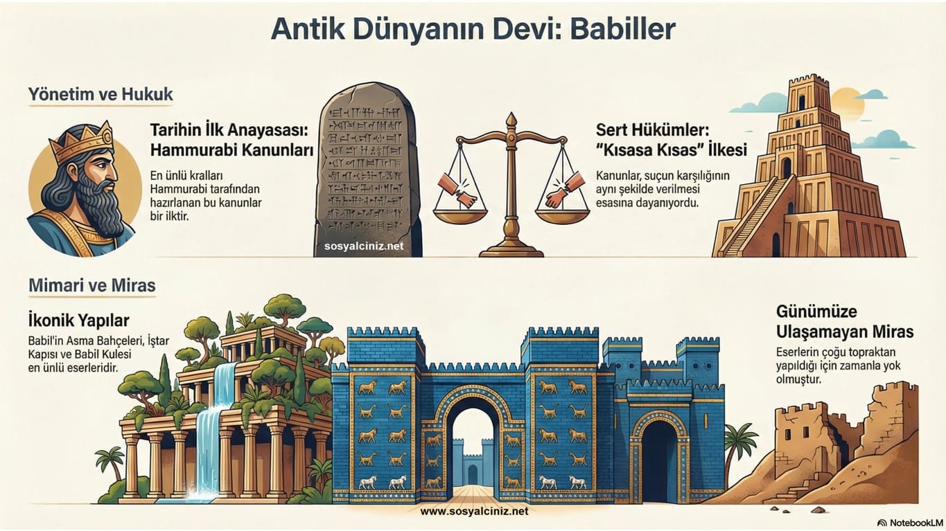 Babiller Mimari ve Hukukta Gelişen Medeniyet