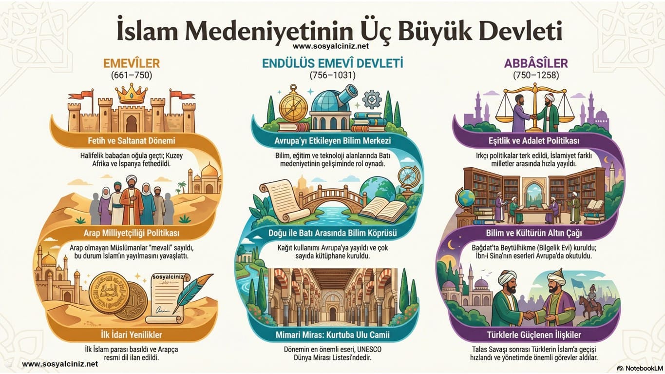 Emeviler Abbasiler Endülüs Emevileri