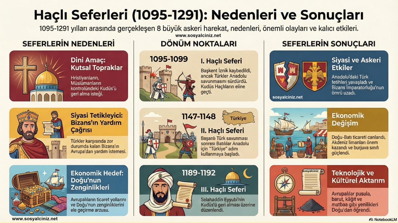 Haçlı Seferleri Nedenleri ve Sonuçları