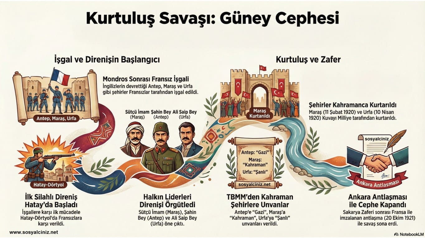 Kurtuluş Savaşında Güney Cephesi