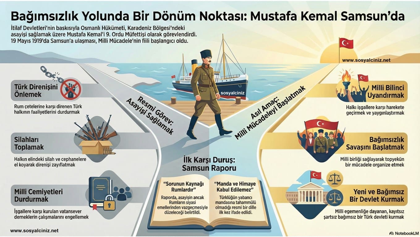 Mustafa Kemal Samsun’da