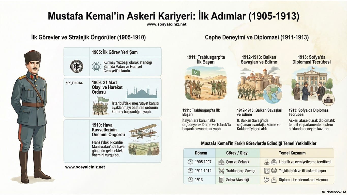 Mustafa Kemal’in Askerî Hayatı