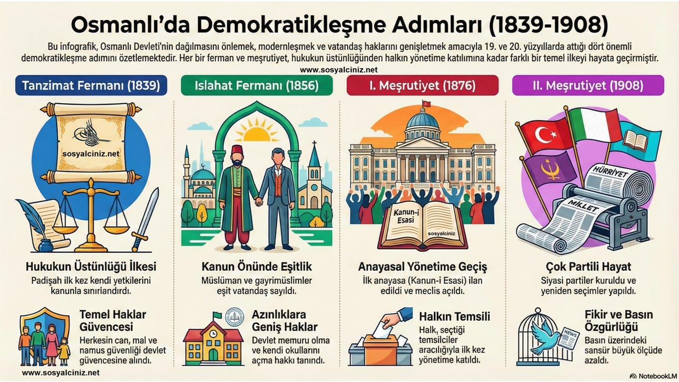 Osmanlı Devletinde Demokratikleşme Adımları