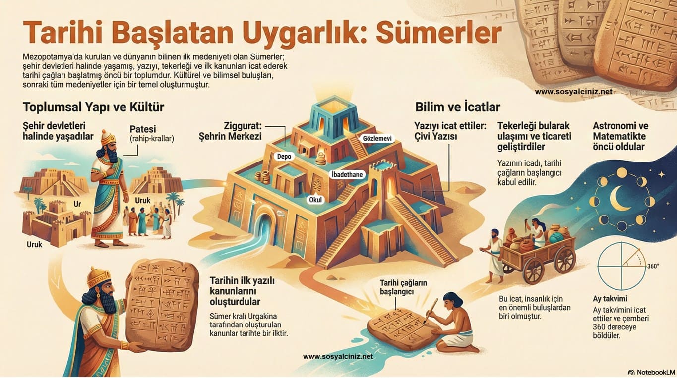 Tarihi Başlatan Uygarlık Sümerler