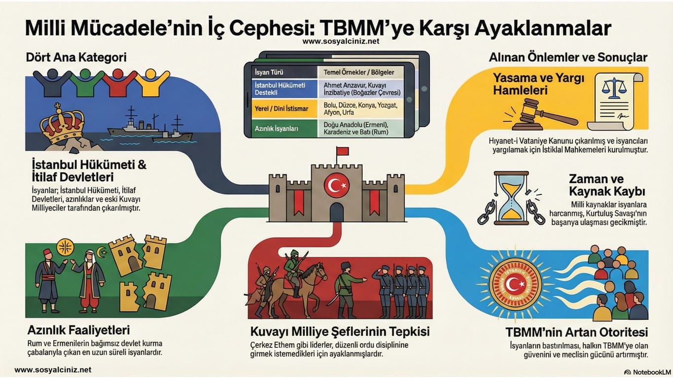 Büyük Millet Meclisine Karşı Ayaklanmalar