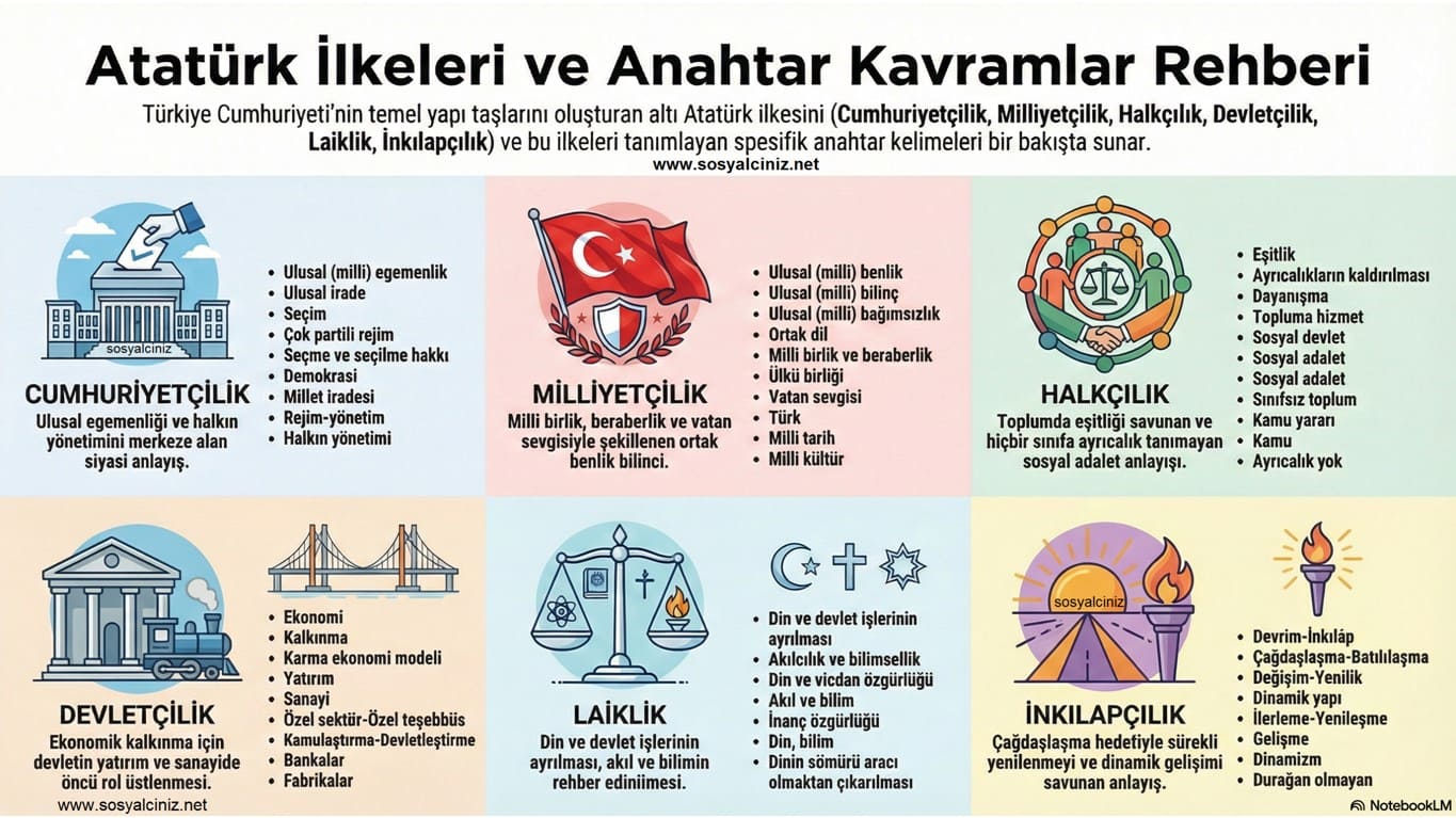 Atatürk İlkeleri ve Anahtar Kavramlar