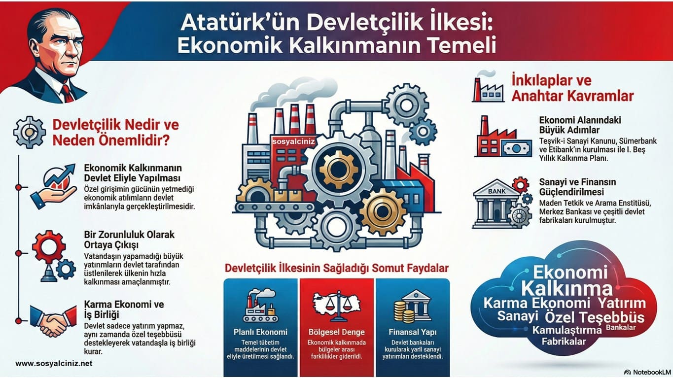 Devletçilik İlkesi Ekonomik Kalkınmanın Temeli