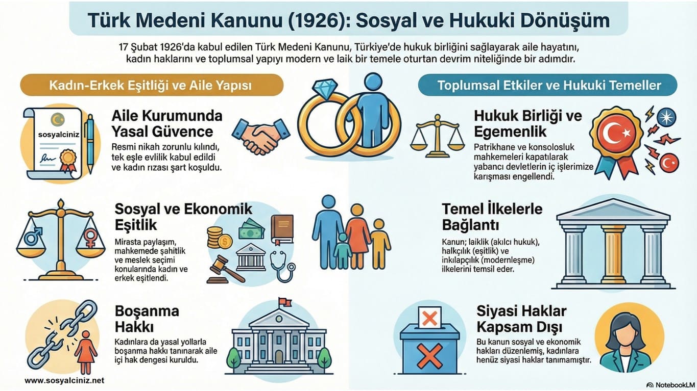 Türk Medeni Kanunu Sosyal ve Hukukî Dönüşüm