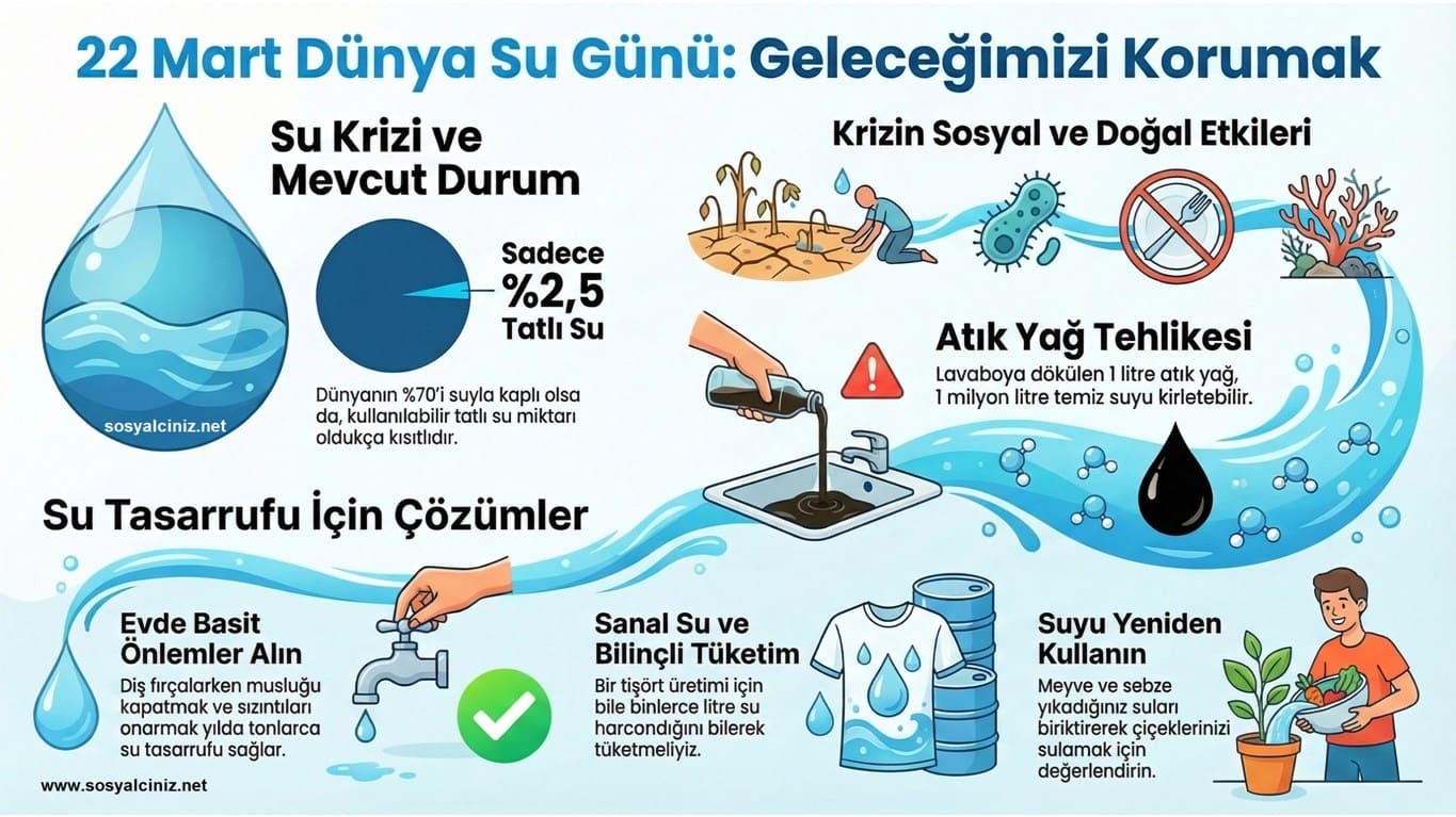 22 Mart Dünya Su Günü ve Su Verimliliği
