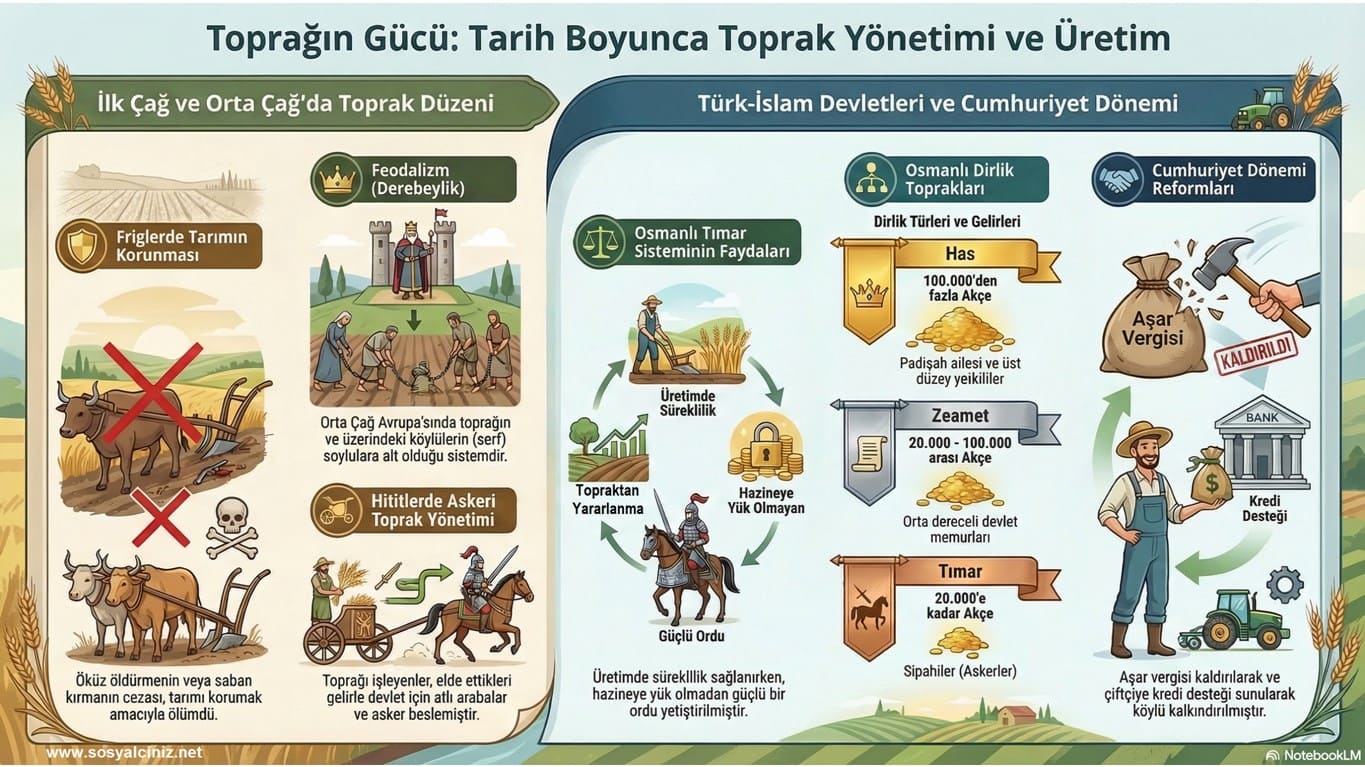 Tarih Boyunca Toprak Yönetimi ve Üretim