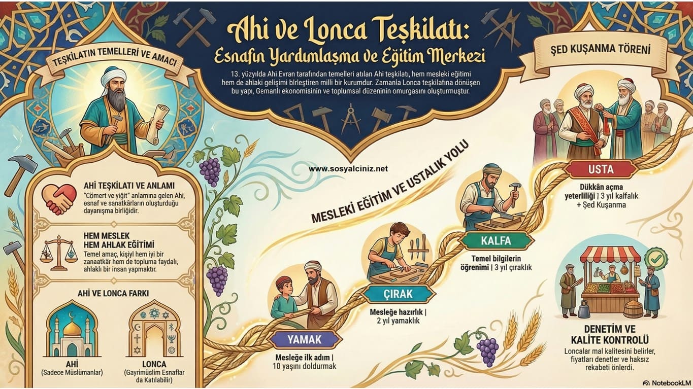 Ahi Teşkilatı Medreseler Enderun Mektebi