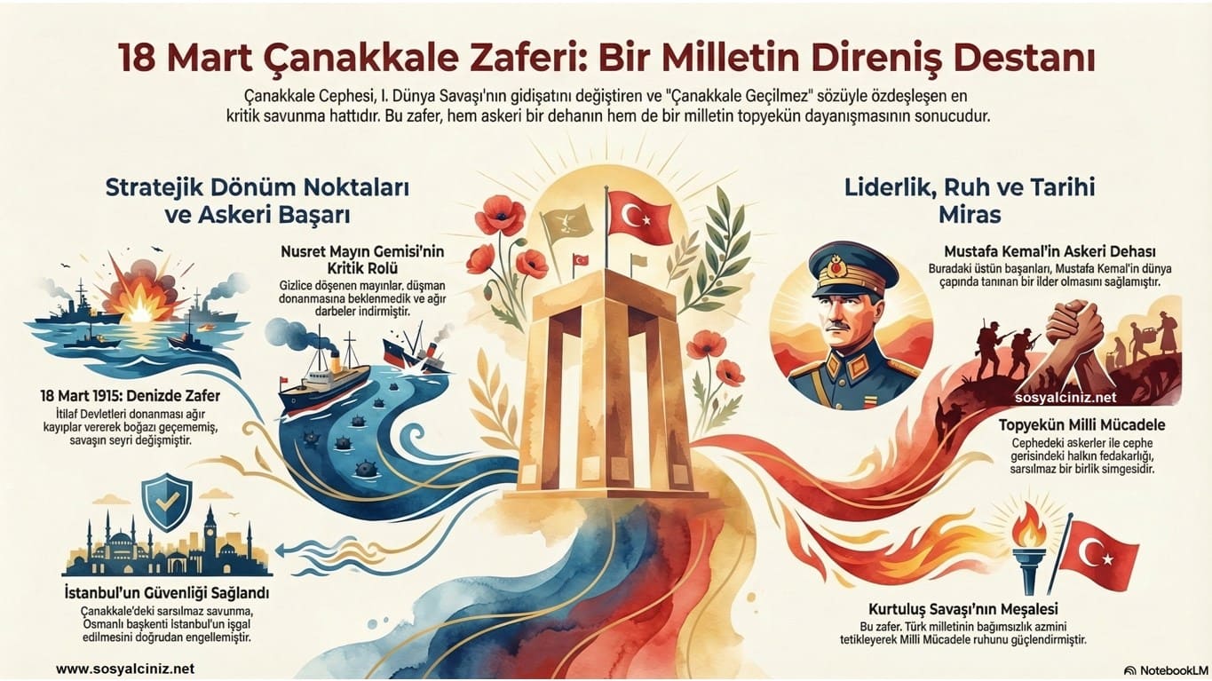 Çanakkale Zaferi İnfografikleri