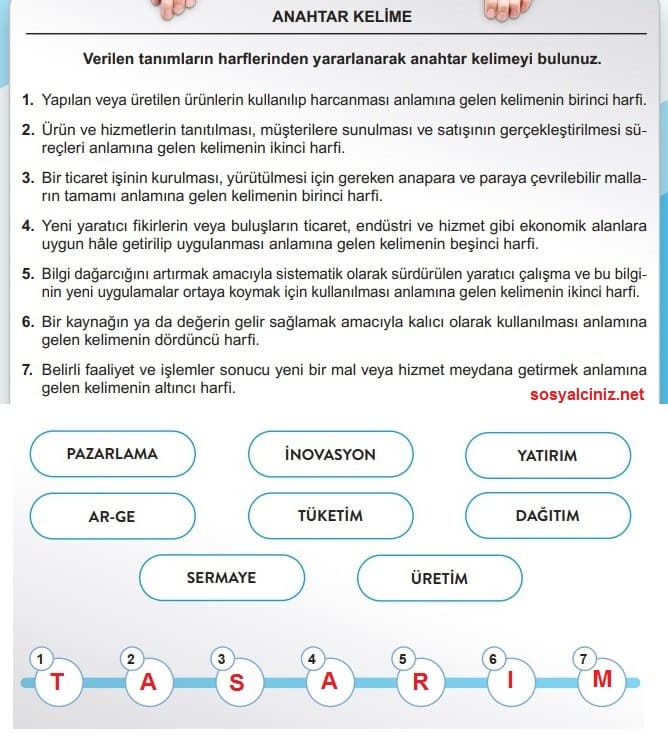 6.Sınıf Sosyal Bilgiler Değerlendirelim Sayfa 83