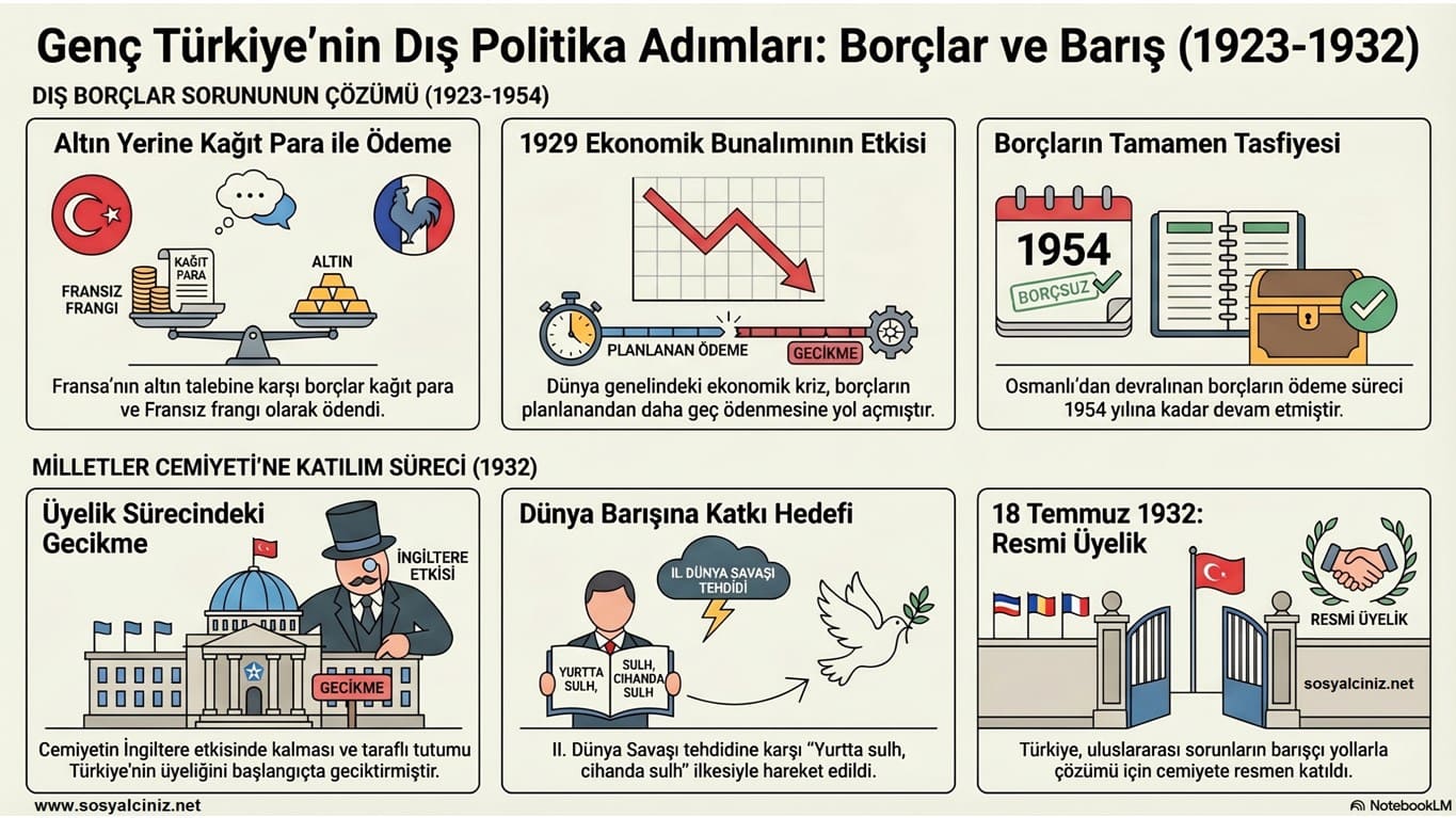 Dış Borçlar Sorunu ve Milletler Cemiyetine Giriş