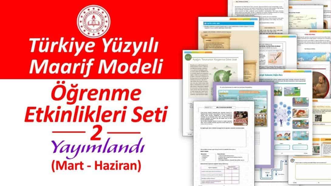 MEB TYMM Öğrenme Etkinlikleri Seti 2