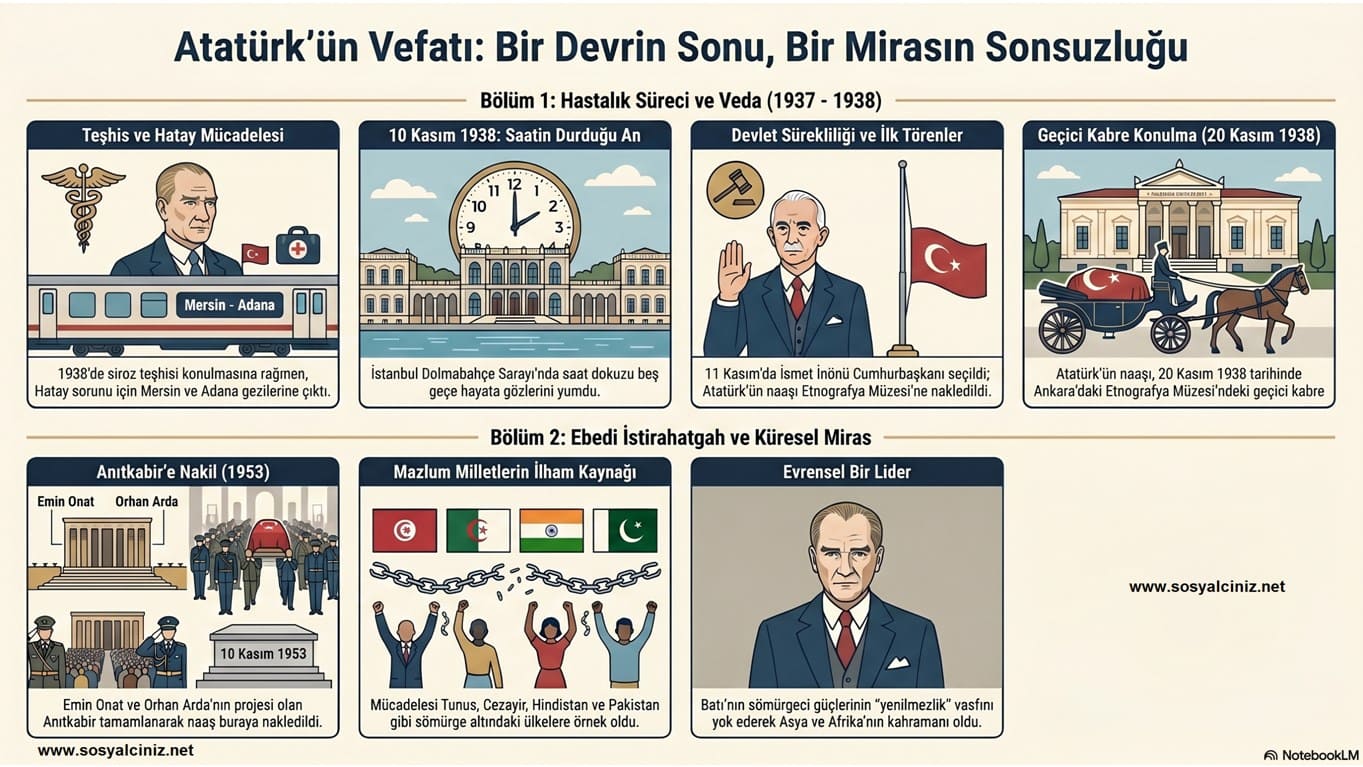 Atatürk’ün Ölümü İnfografik