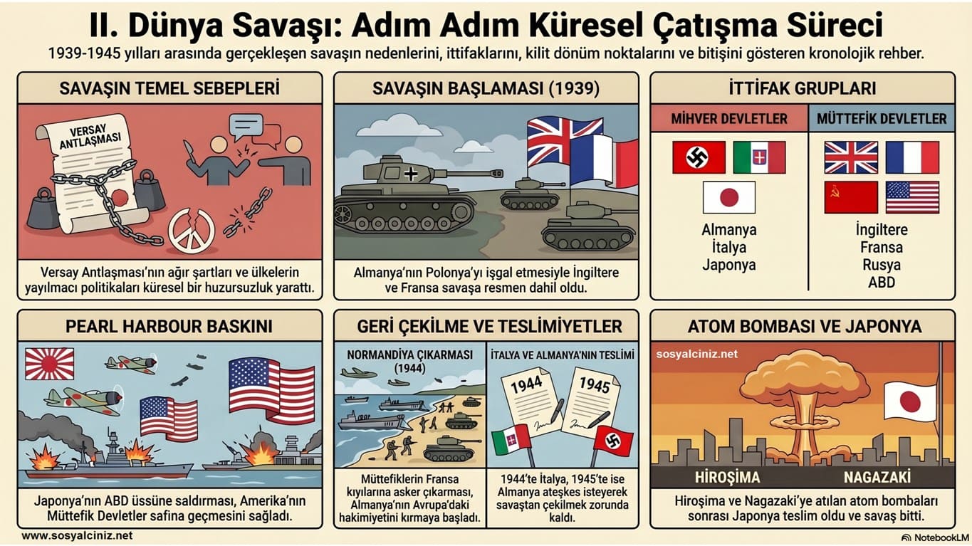 İkinci Dünya Savaşı Nedenleri ve Sonuçları
