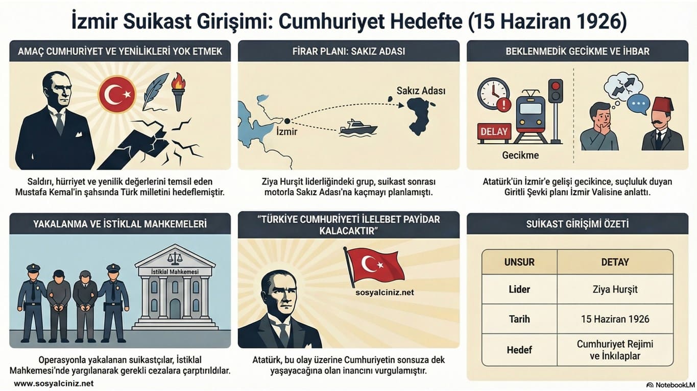 Mustafa Kemal’e Suikast Girişimi İzmir Suikastı