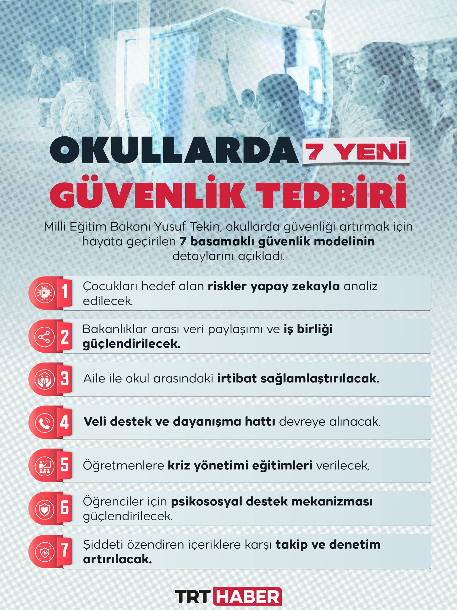 Okullarda Alınacak Tedbirler Açıklandı