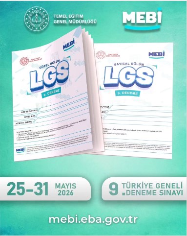 2025-2026 MEBİ LGS Deneme Sınavı 9