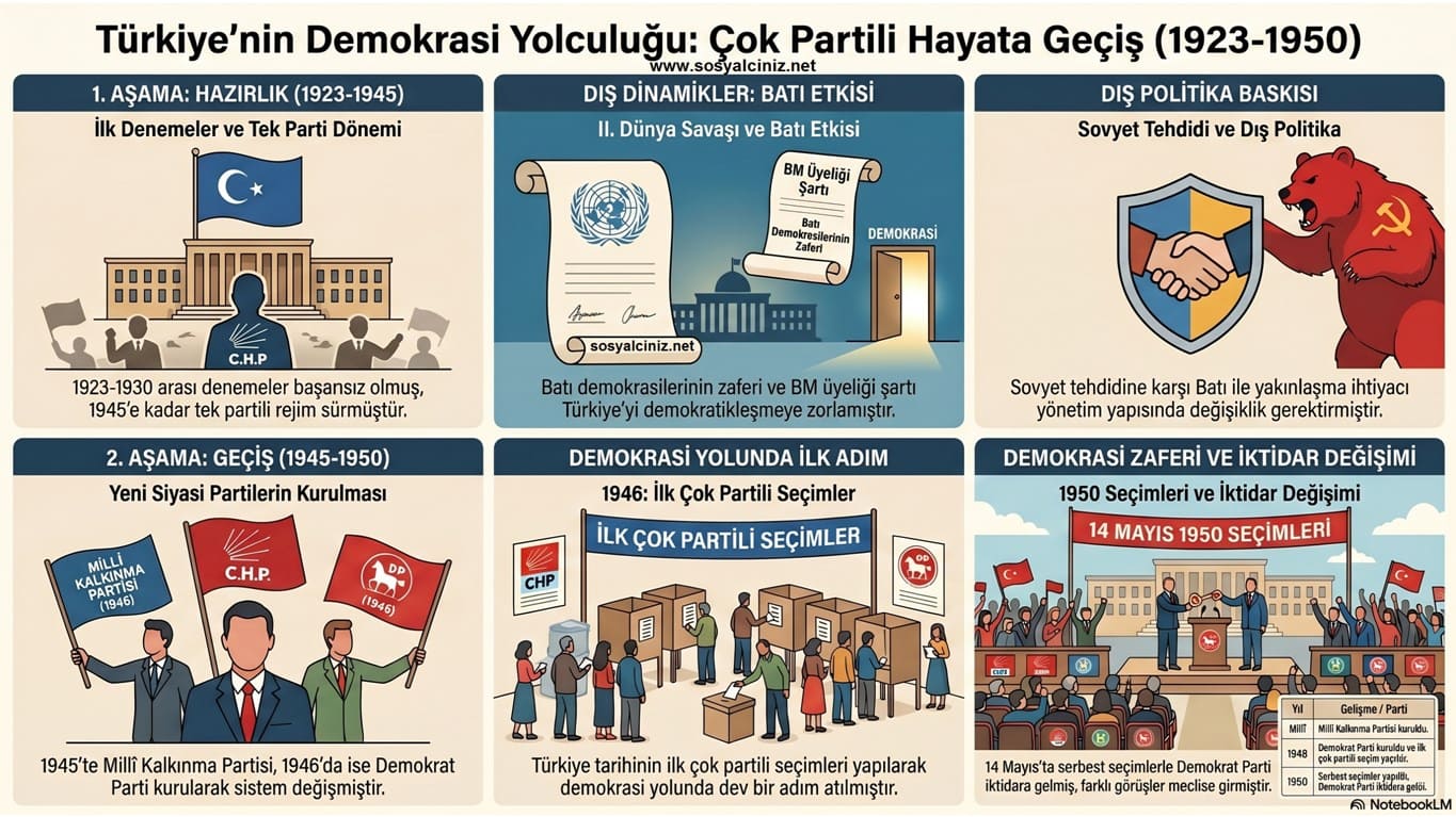 Demokrasi Yolunda Güçlü Adımlar Çok Partili Hayat