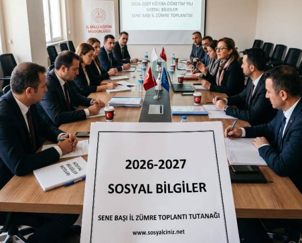 2026-2027 Sosyal Bilgiler Sene Başı İl Zümre Toplantı Tutanağı