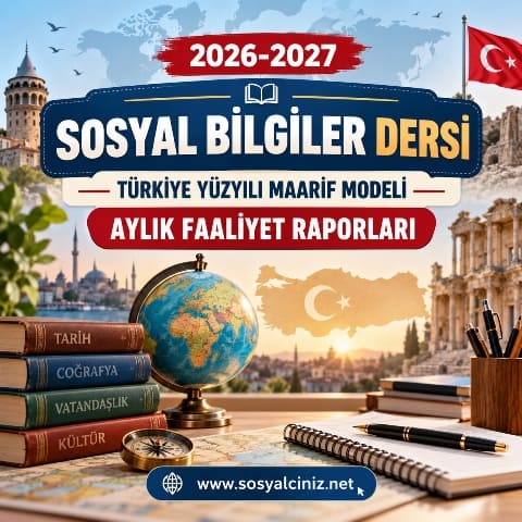Eylül 2026 Sosyal Bilgiler 5-6-7 TYMM Aylık Faaliyet Raporları
