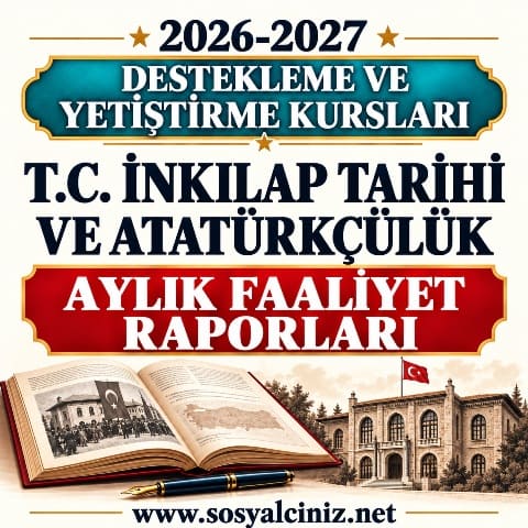 Eylül 2026 T.C. İnkılap Tarihi DYK Aylık Faaliyet Raporu