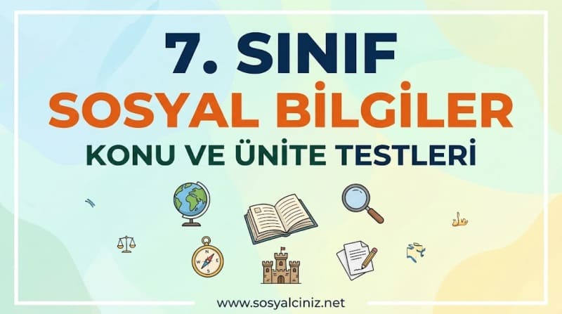 7.Sınıf Sosyal Bilgiler Birlikte Yaşamak Deneme Sınavı