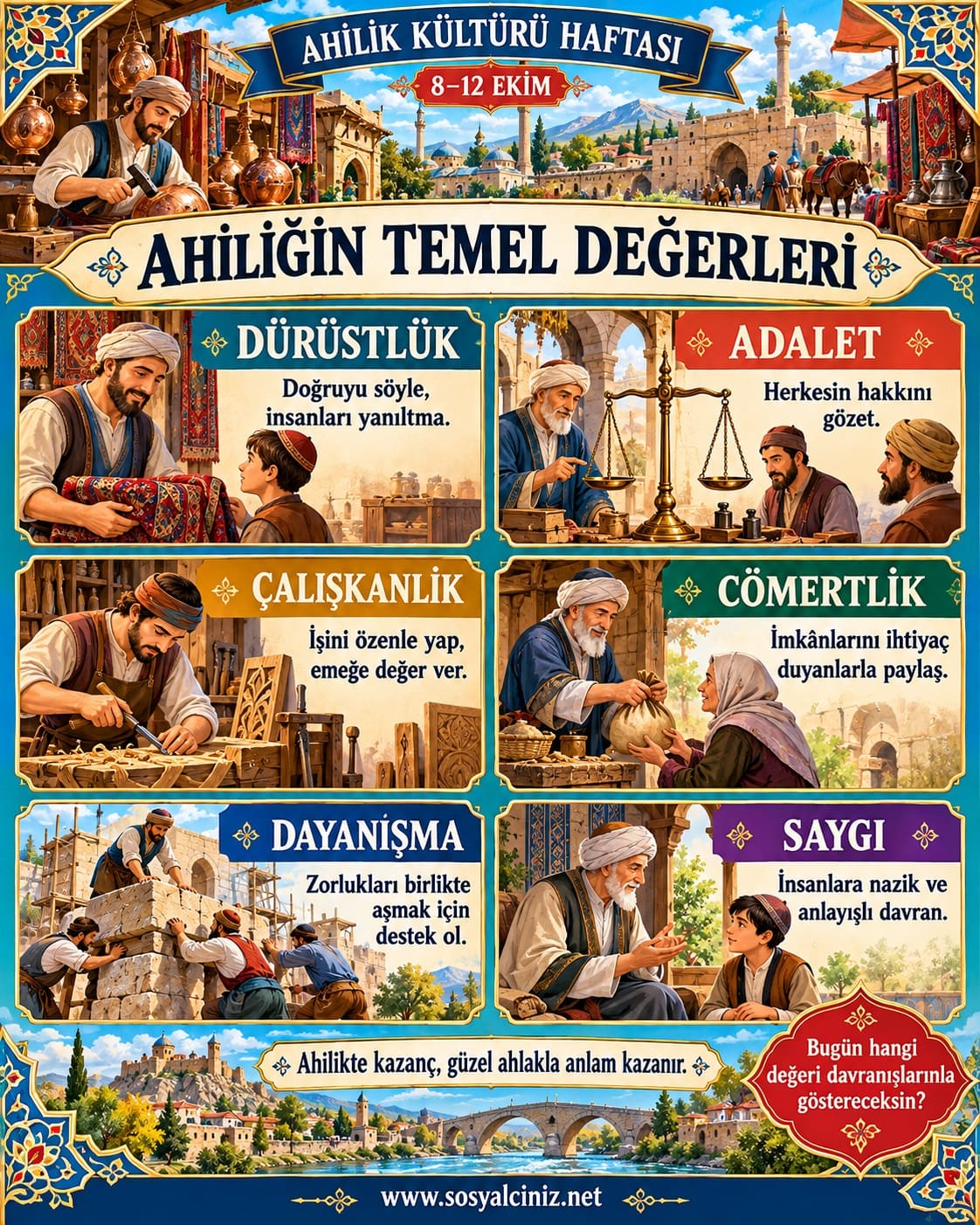 Ahilik Haftası Pano Görselleri