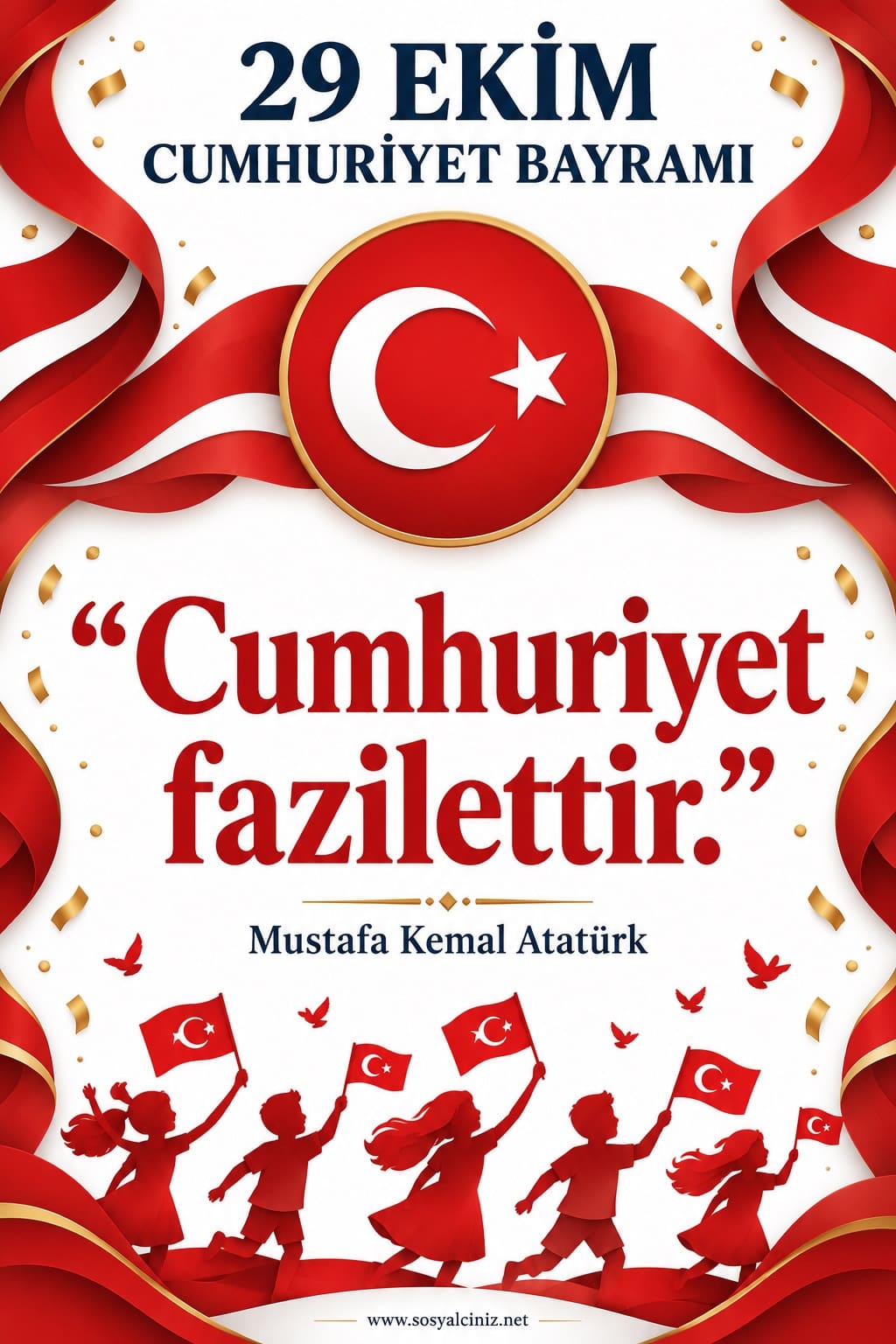 29 Ekim Cumhuriyet Bayramı Pano Görselleri