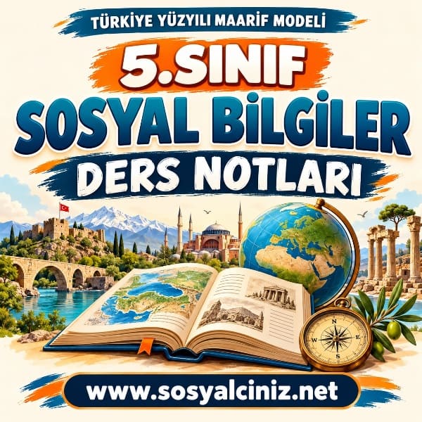 TYMM 5.Sınıf Sosyal Bilgiler Ders Notları Toplu PDF
