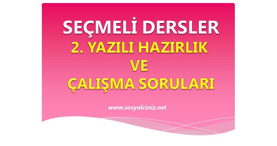 Temel Yaşam Becerileri Yazılıya Hazırlık ve Çalışma Notları İndir